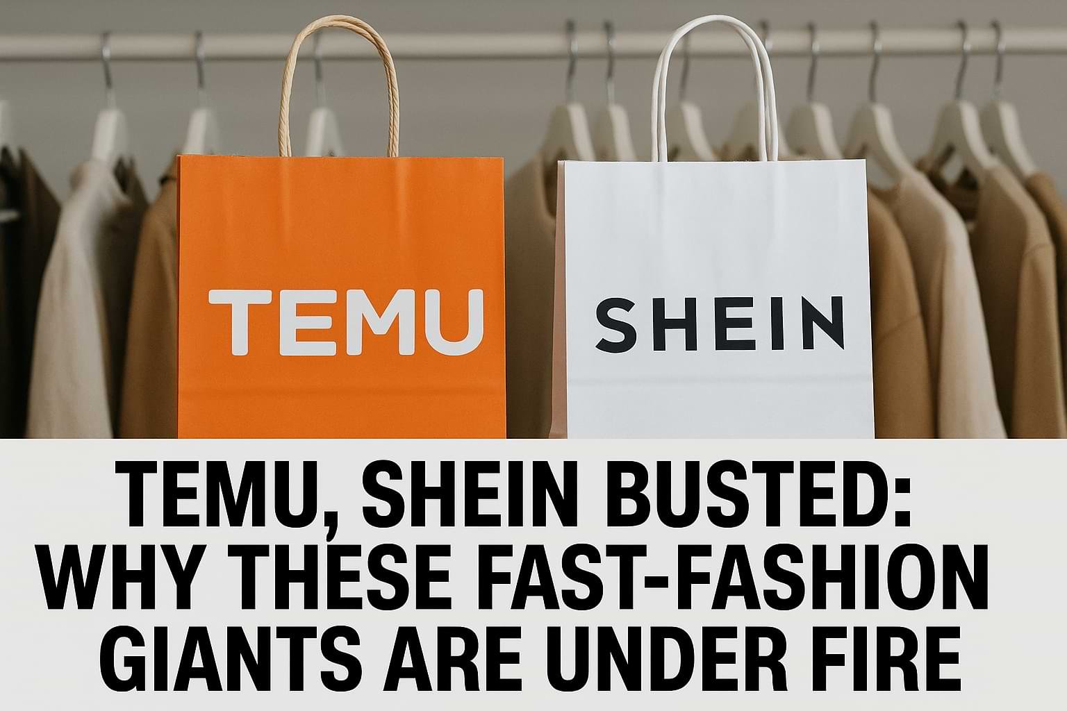 Temu Shein Busted: Why These Fast-Fashion Giants Are Under Fire